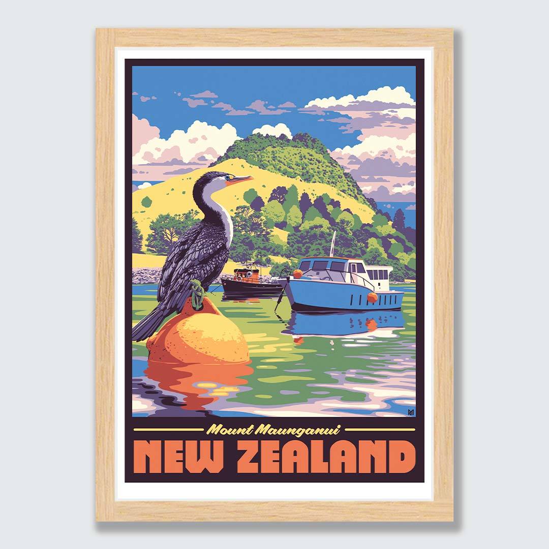 Mount Maunganui Art Print by Ross Murray