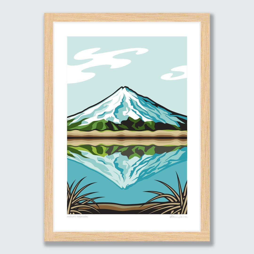 Mount Taranaki Art Print by Glenn Jones