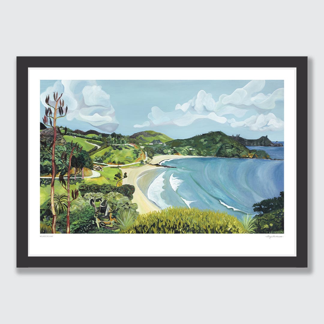 Moureeses Bay Art Print by Guy Harkness
