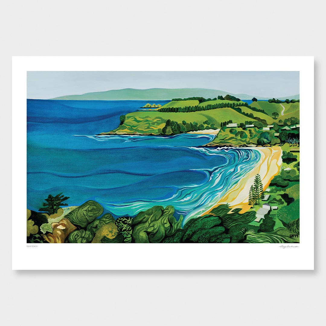 Palm Beach Art Print by Guy Harkness