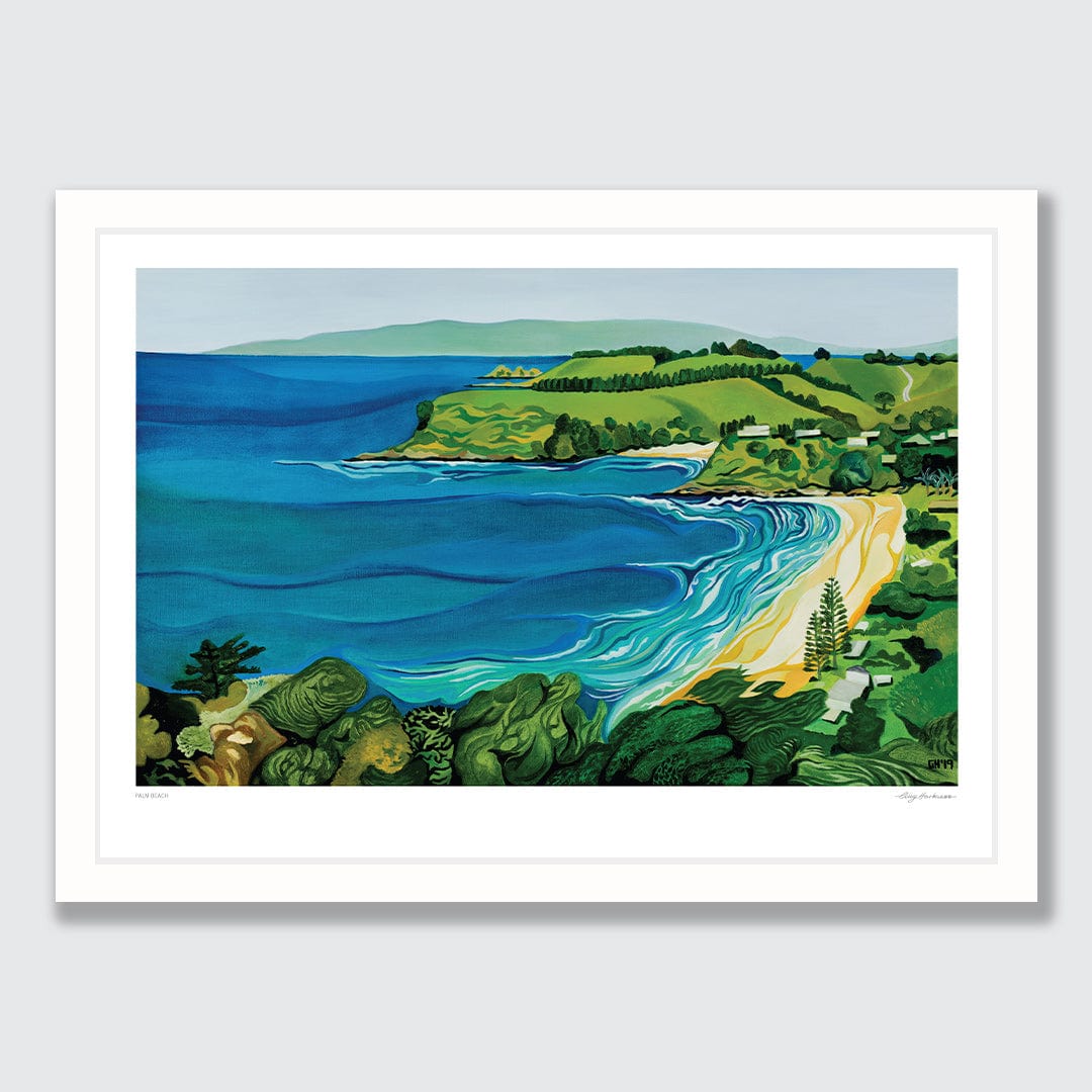 Palm Beach Art Print by Guy Harkness