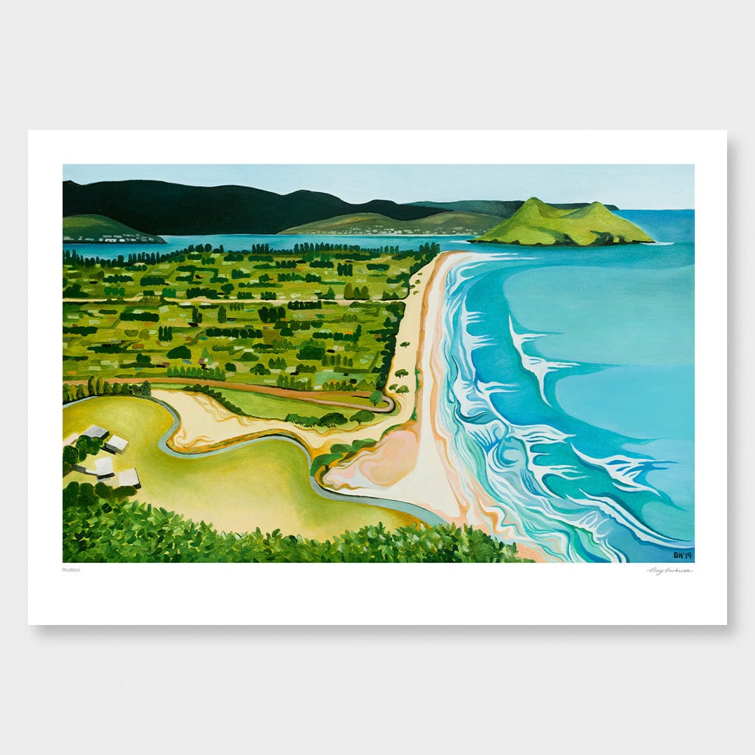 Pauanui Art Print by Guy Harkness