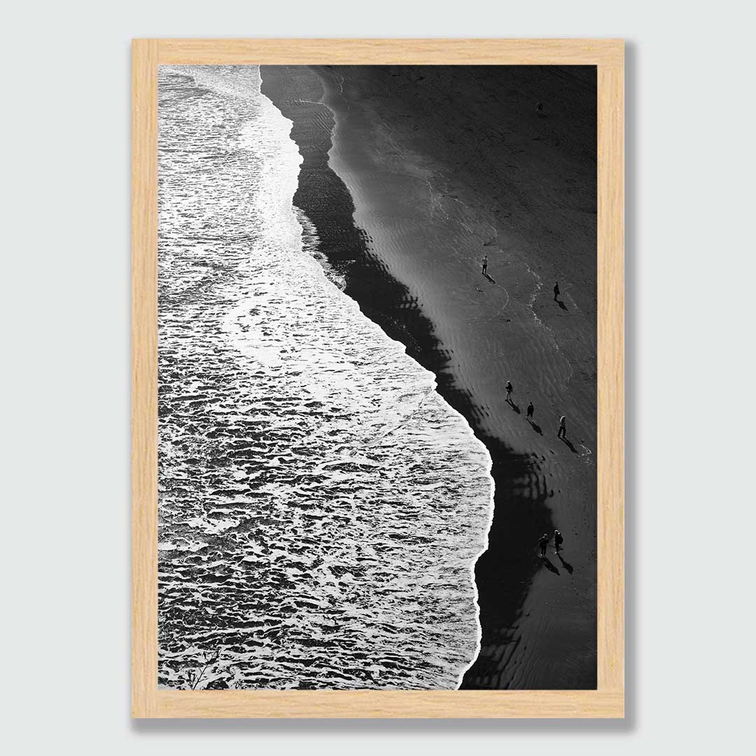 Piha Pedestrians Photographic Art Print by Jenna Smith