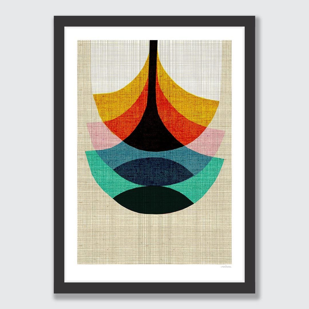 Press Close Together Print by Inaluxe