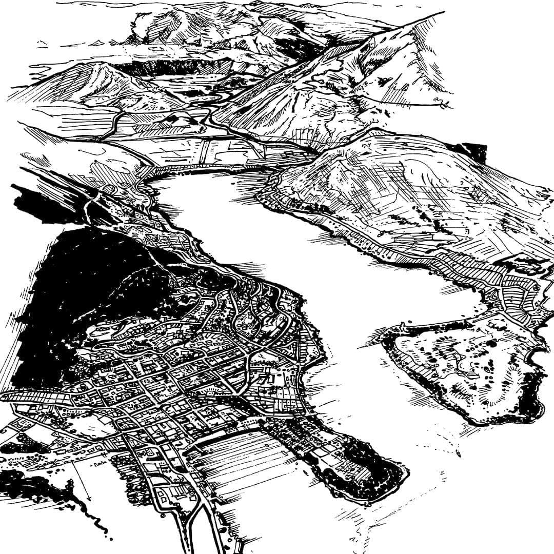 Queenstown Art Print by Citizen Art