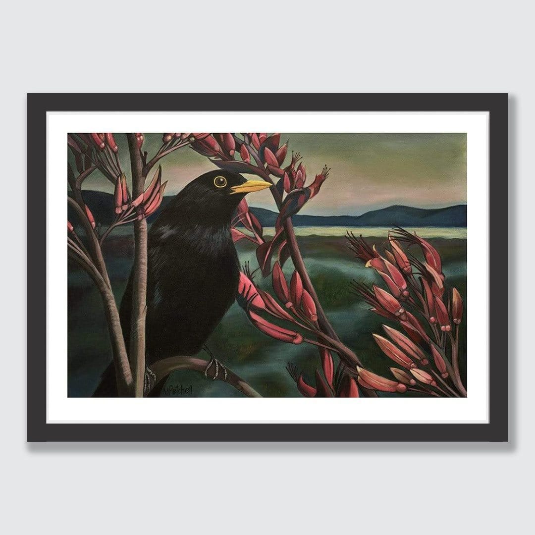 Raymond Blackbird Art Print by Margaret Petchell
