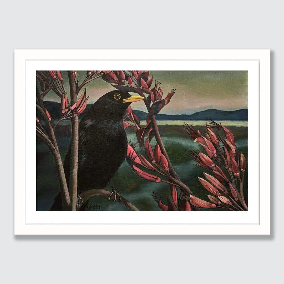 Raymond Blackbird Art Print by Margaret Petchell