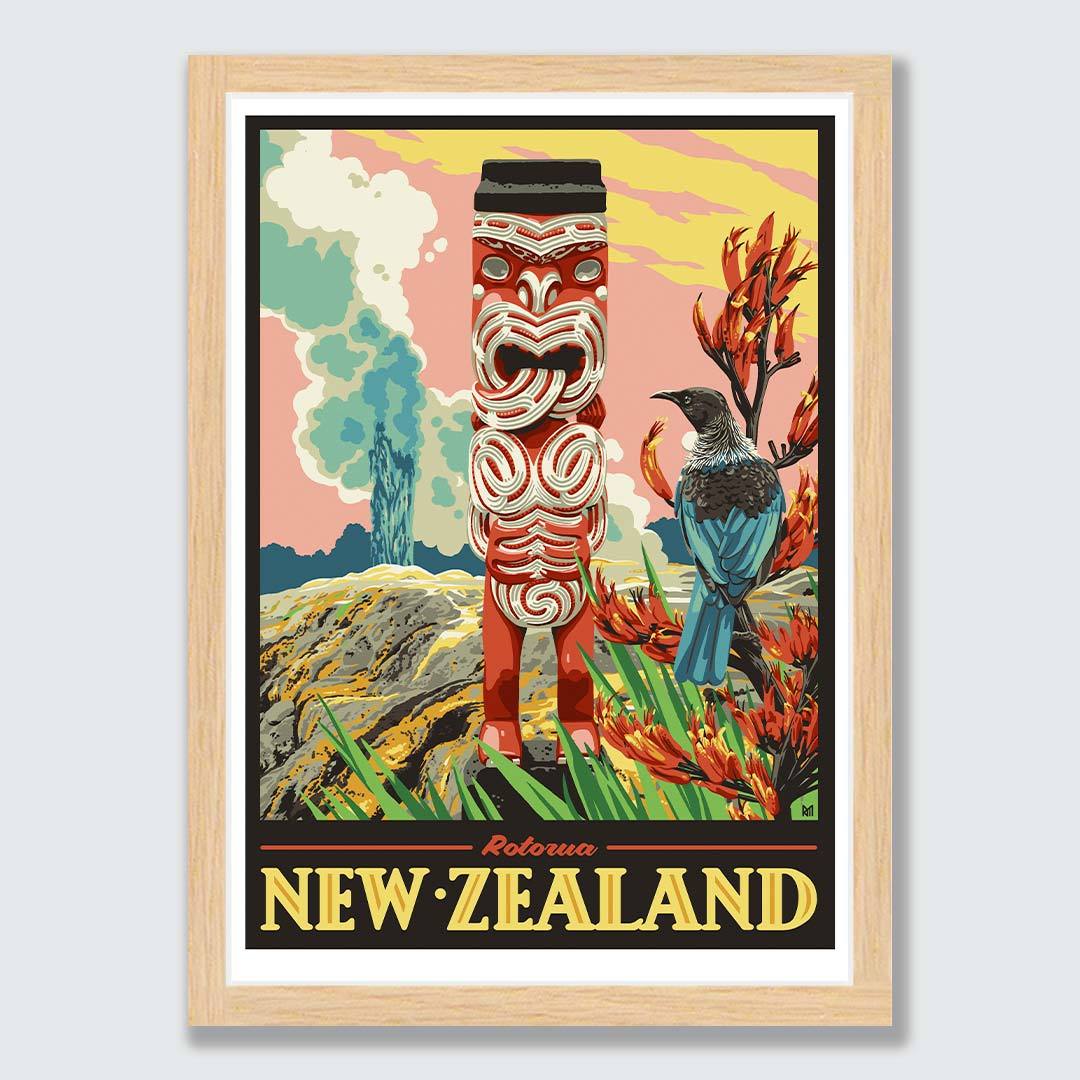Rotorua Art Print by Ross Murray