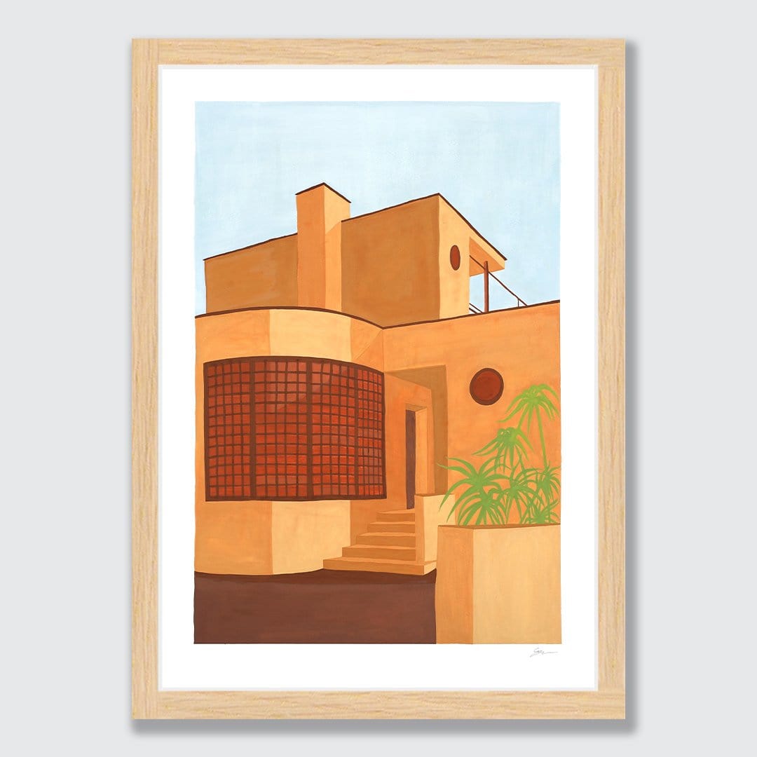 Sandcastle Art Print by Grace Popplewell
