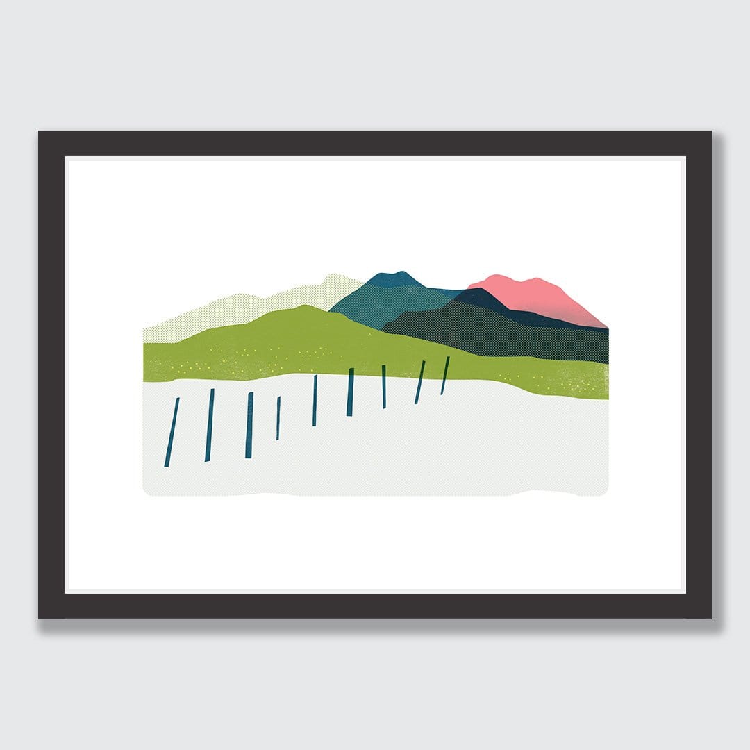 State Highway 1 Art Print by Sarah Parkinson