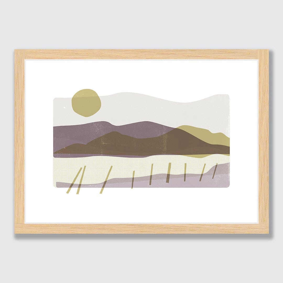State Highway 39 Art Print by Sarah Parkinson