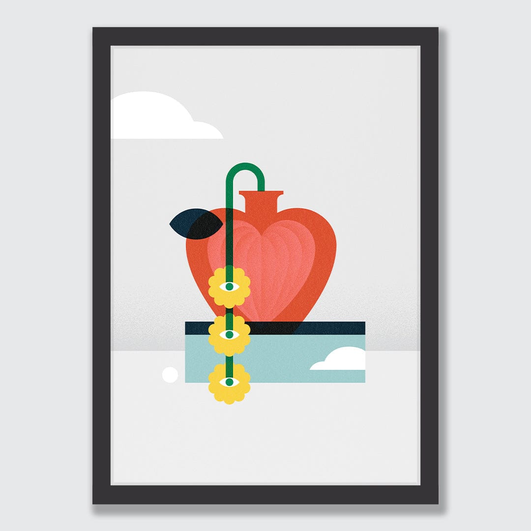 Still Life Red Art Print by Beth Xia
