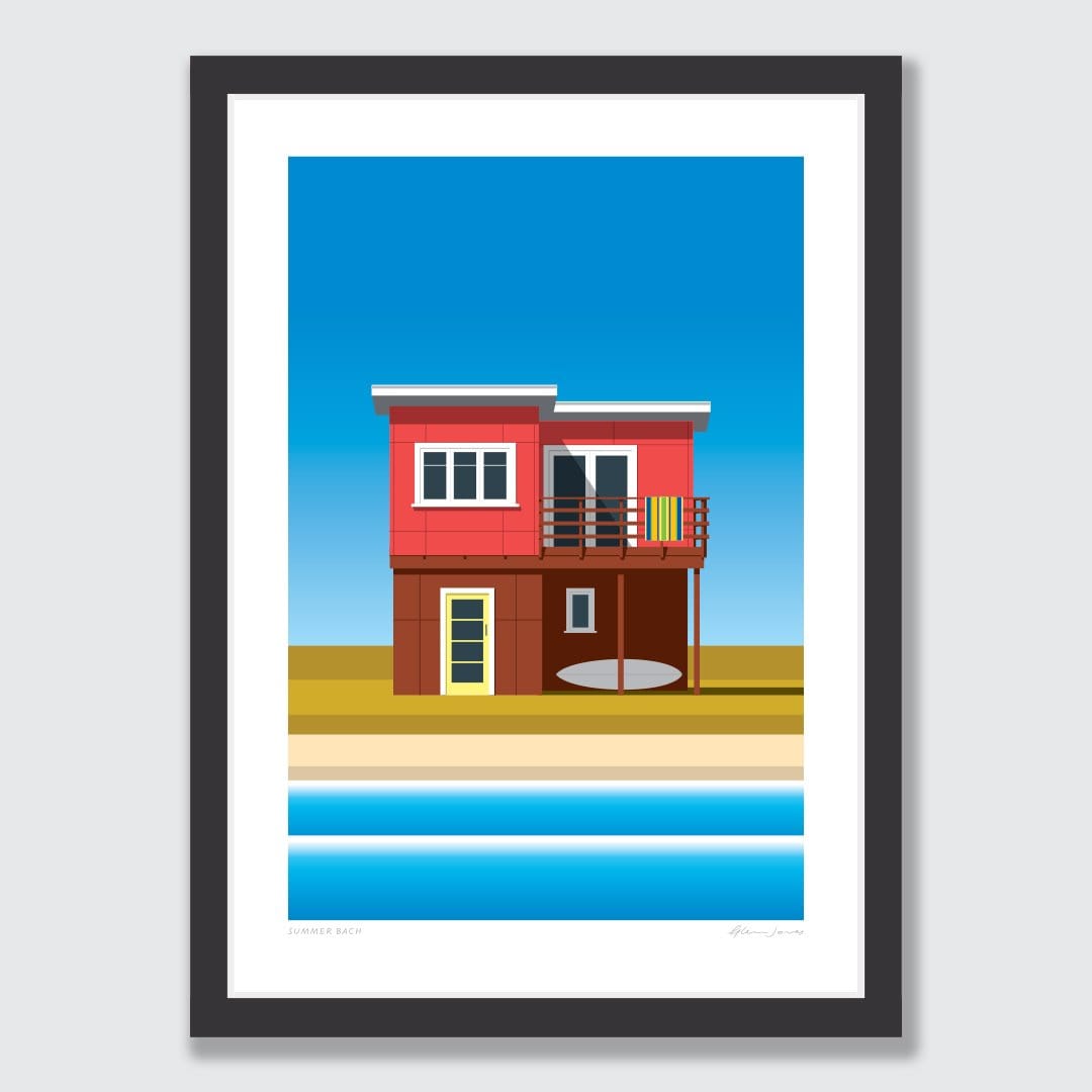 Summer Bach Art Print by Glenn Jones