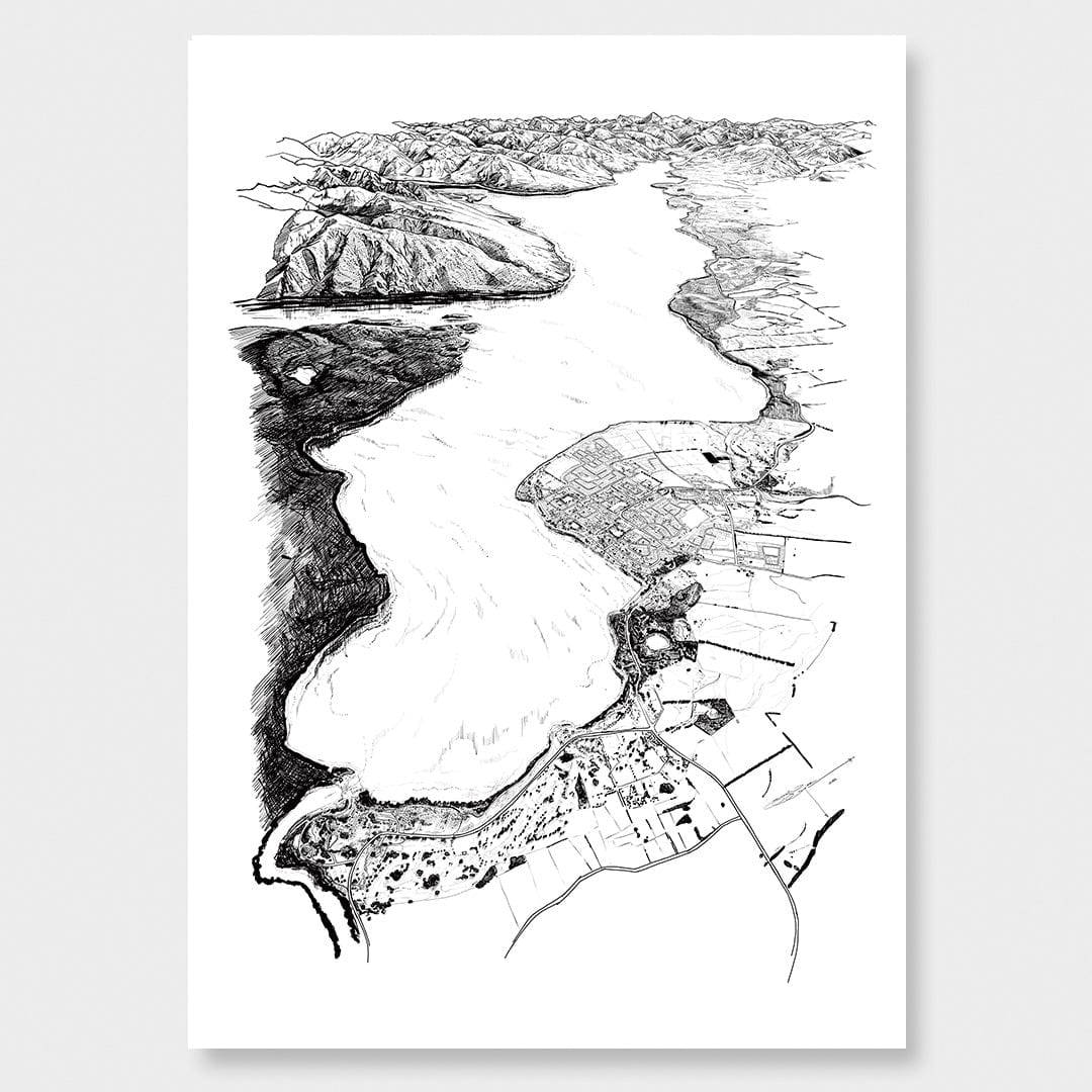 Te Anau Art Print by Citizen Art