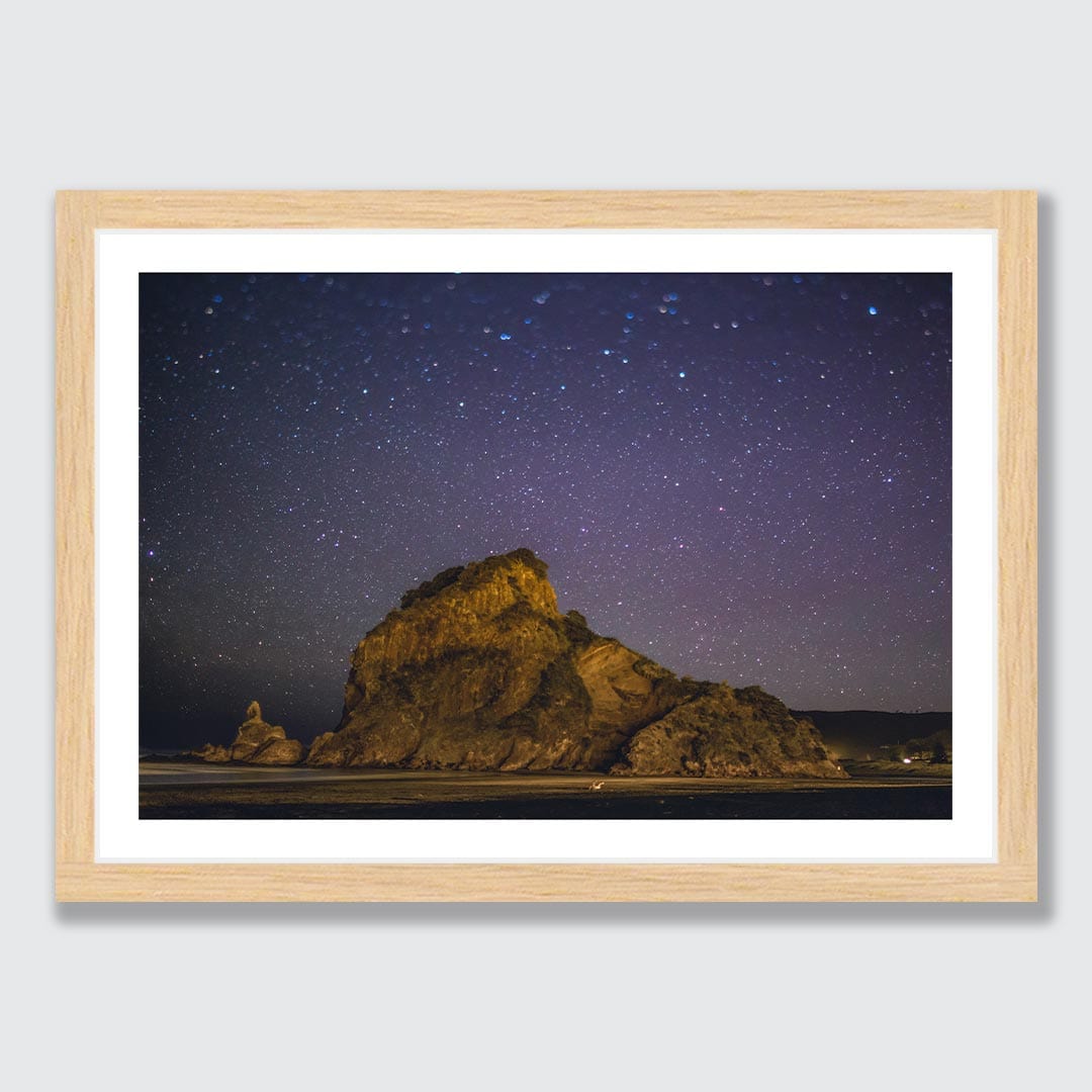 The Lion – Piha Photographic Print by Mike Mackinven