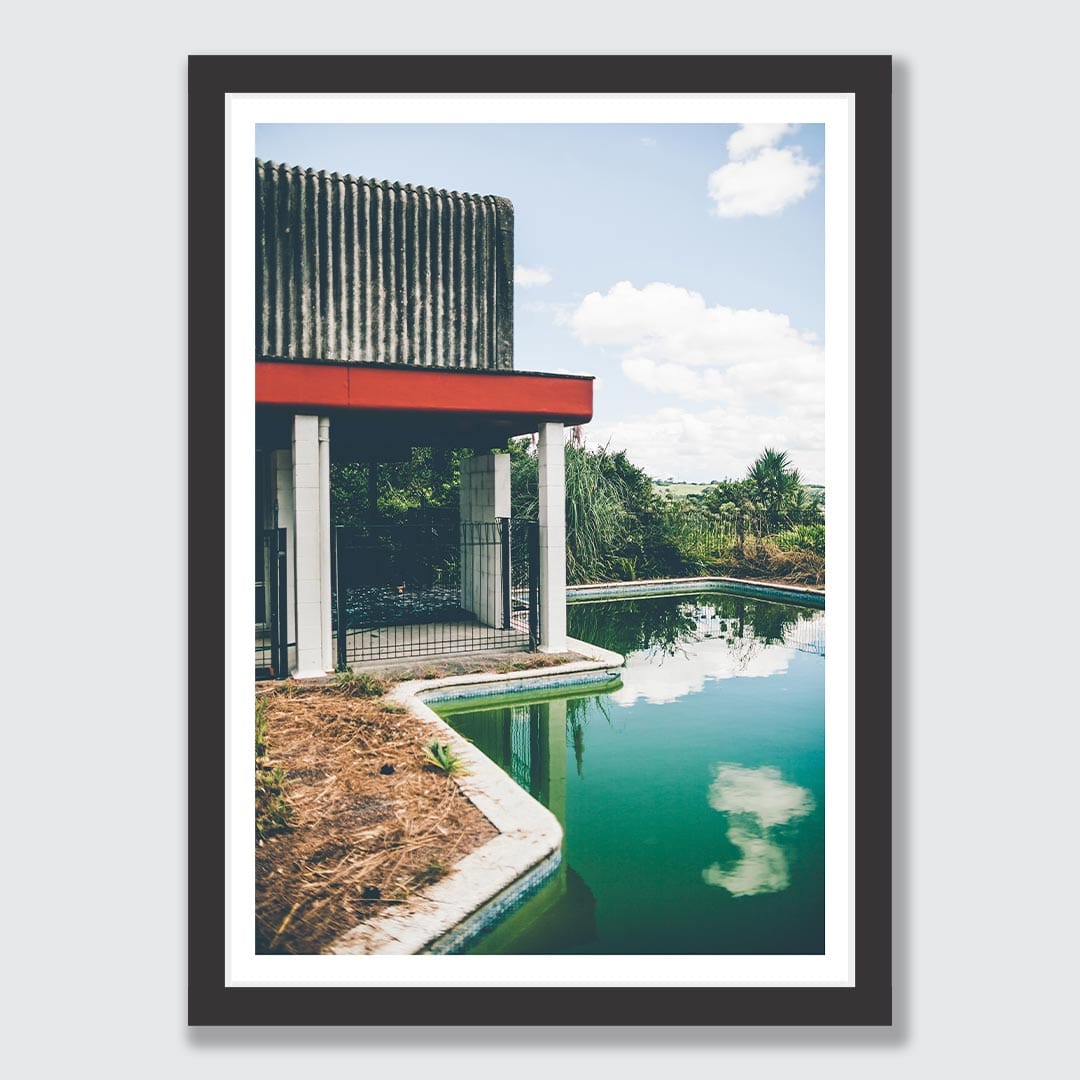 The Pool Is Too Close To The House Photographic Print by Curtis Bunker