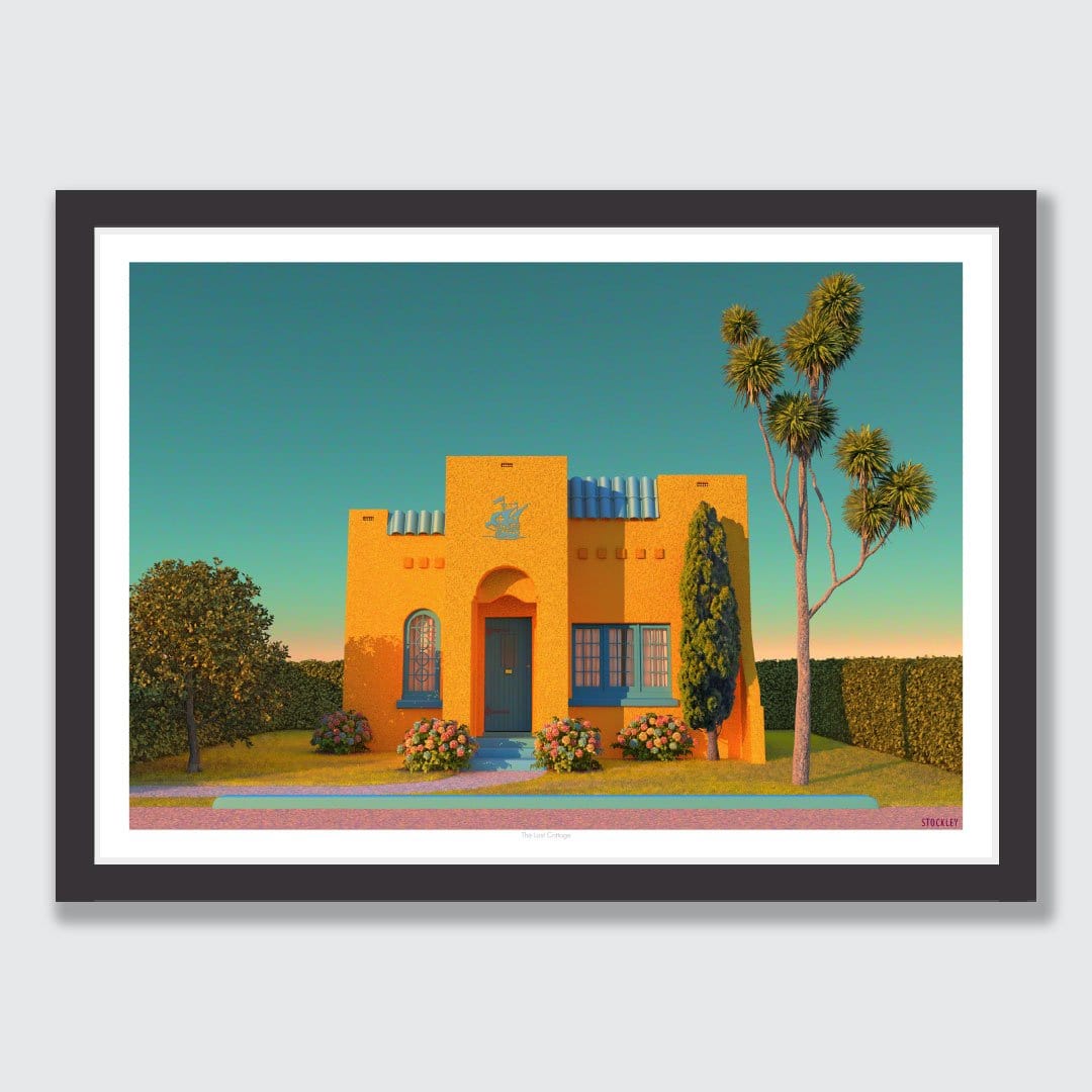 The Lost Cottage Art Print by Simon Stockley