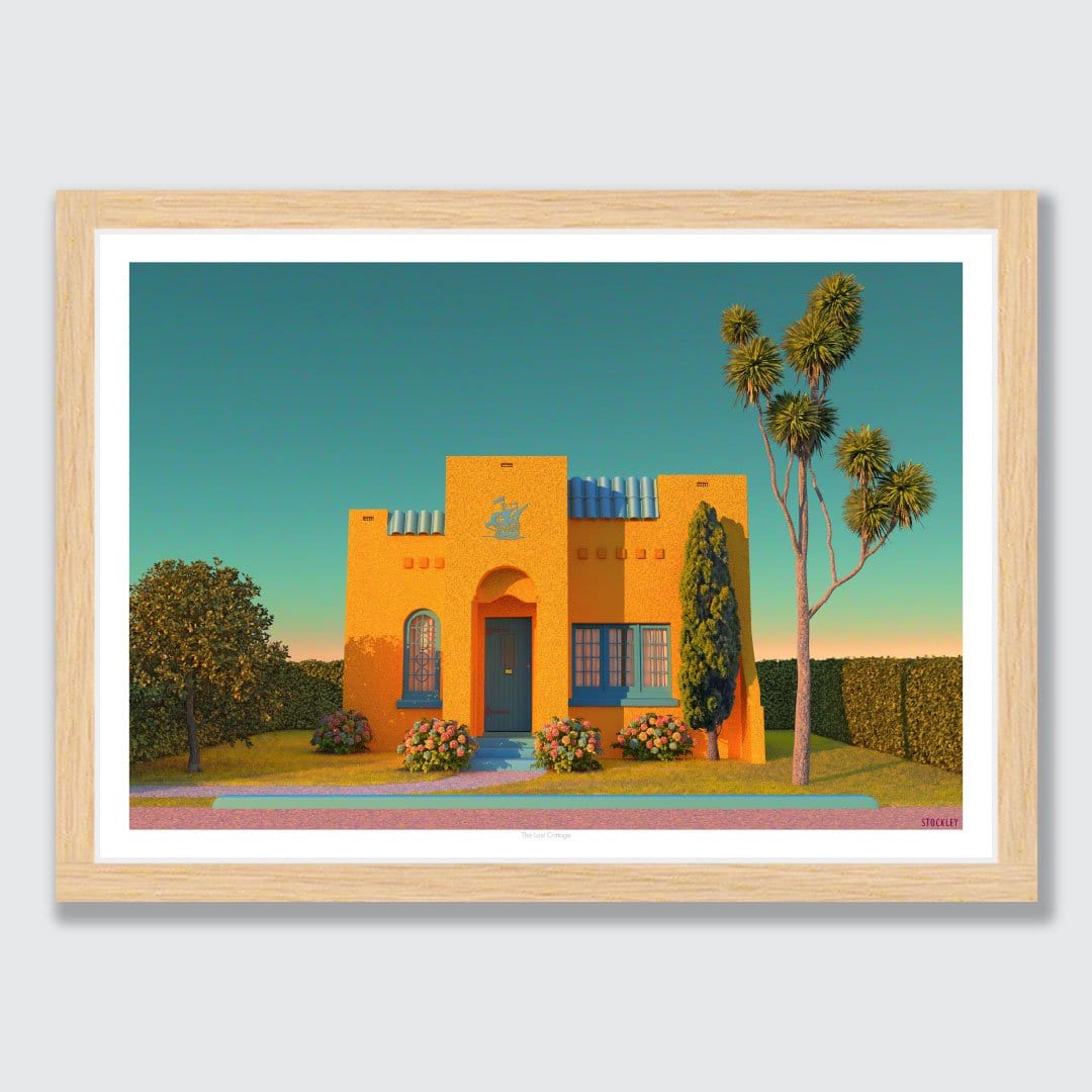 The Lost Cottage Art Print by Simon Stockley