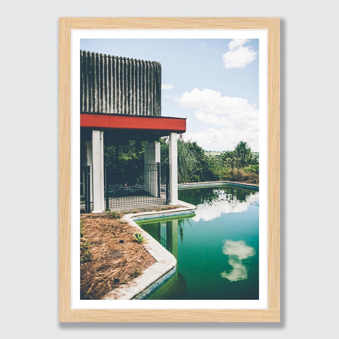 The Pool Is Too Close To The House Photographic Print by Curtis Bunker