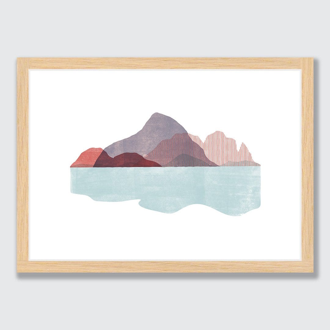 Three Islands II Art Print by Sarah Parkinson