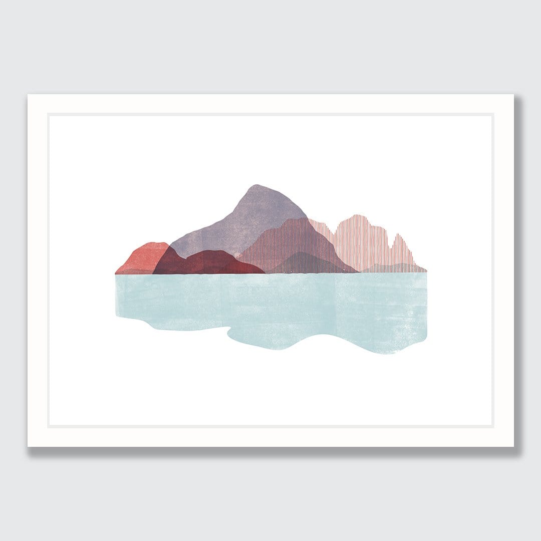 Three Islands II Art Print by Sarah Parkinson