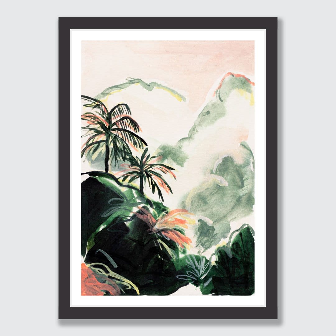 Through the Mist Art Print by Jen Sievers