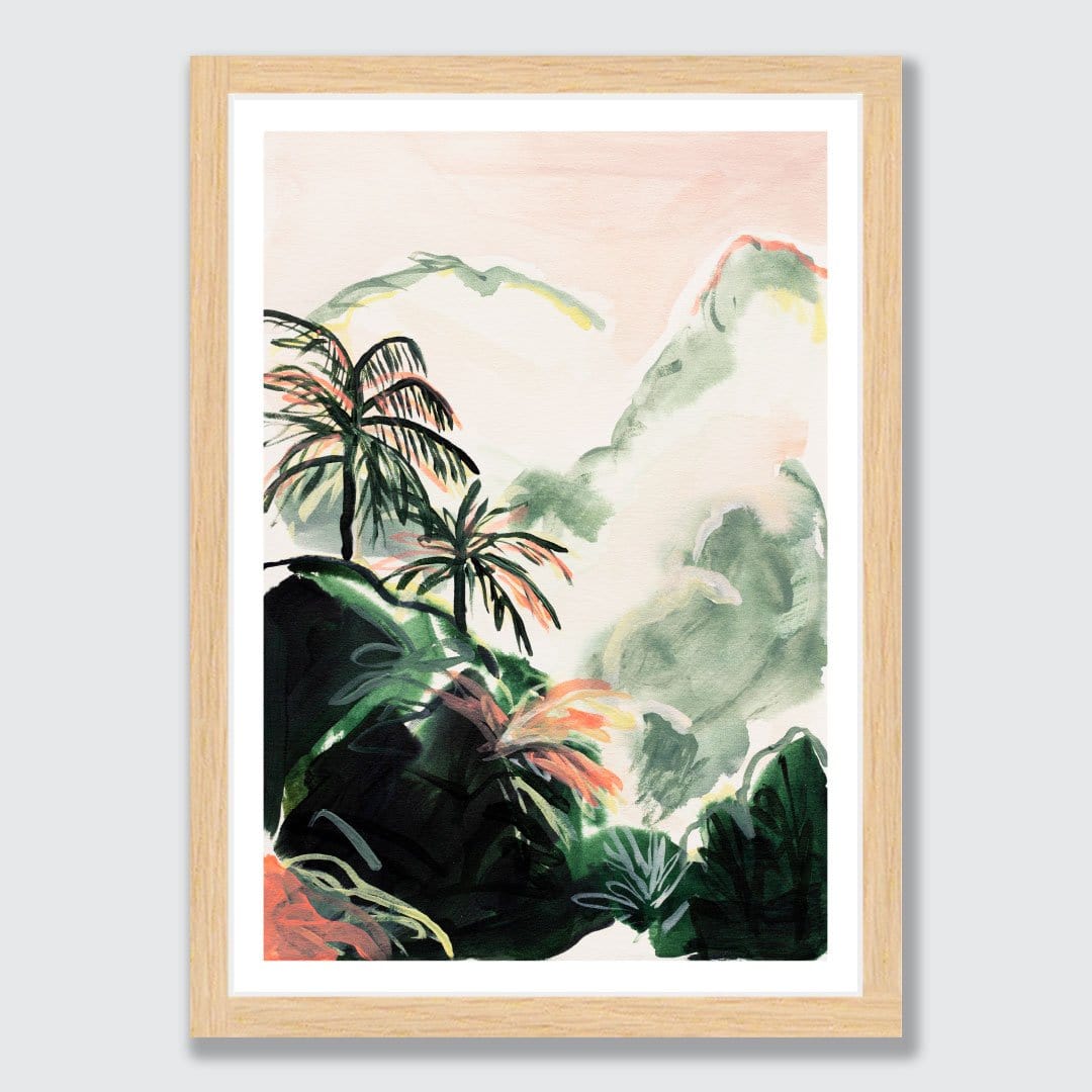 Through the Mist Art Print by Jen Sievers