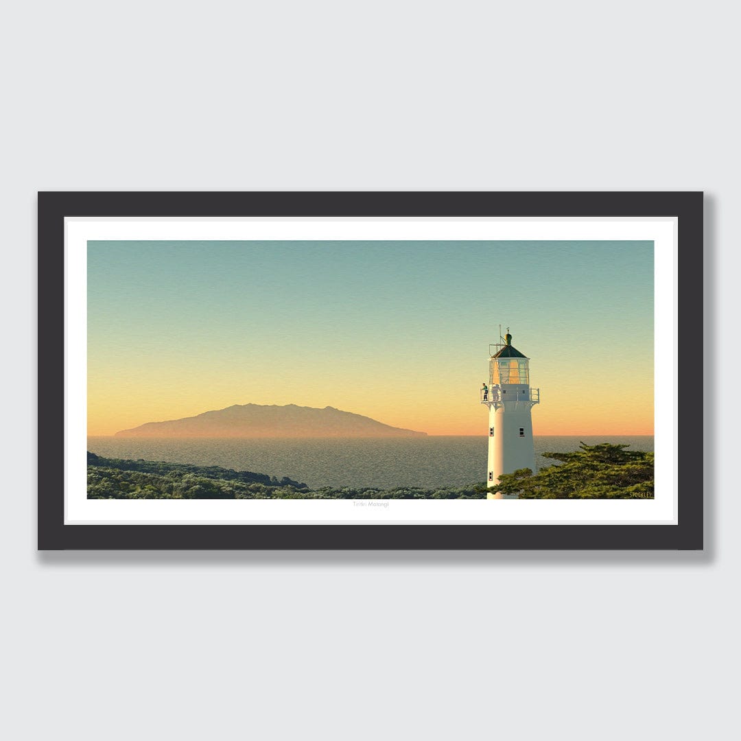Tiritiri Matangi Lighthouse Art Print by Simon Stockley