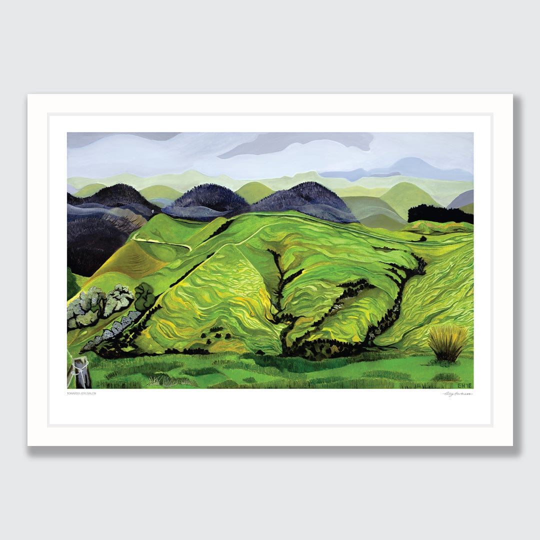 Towards Jerusalem Art Print by Guy Harkness