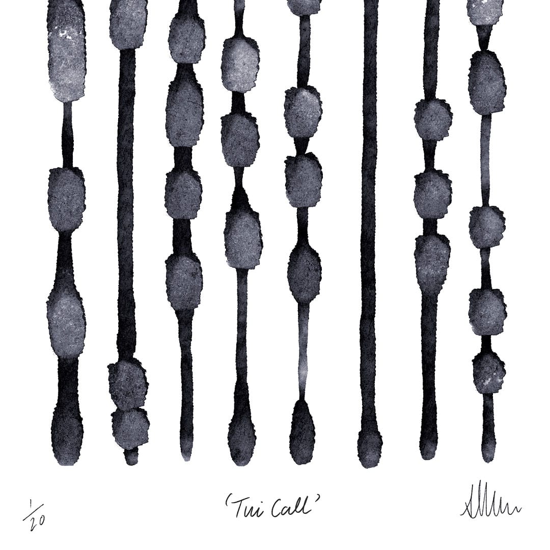 Tui Call Limited Edition Art Print by Sarah Parkinson