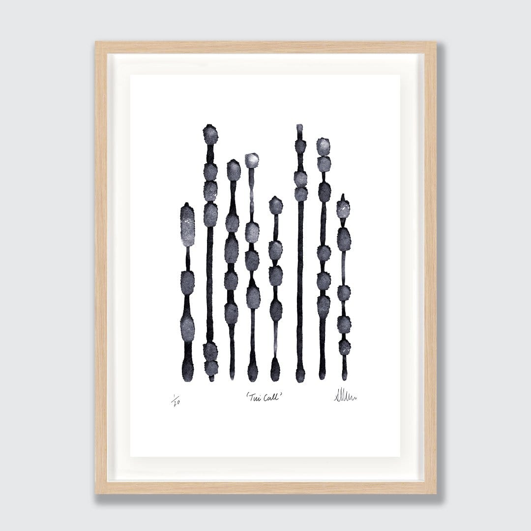 Tui Call Limited Edition Art Print by Sarah Parkinson