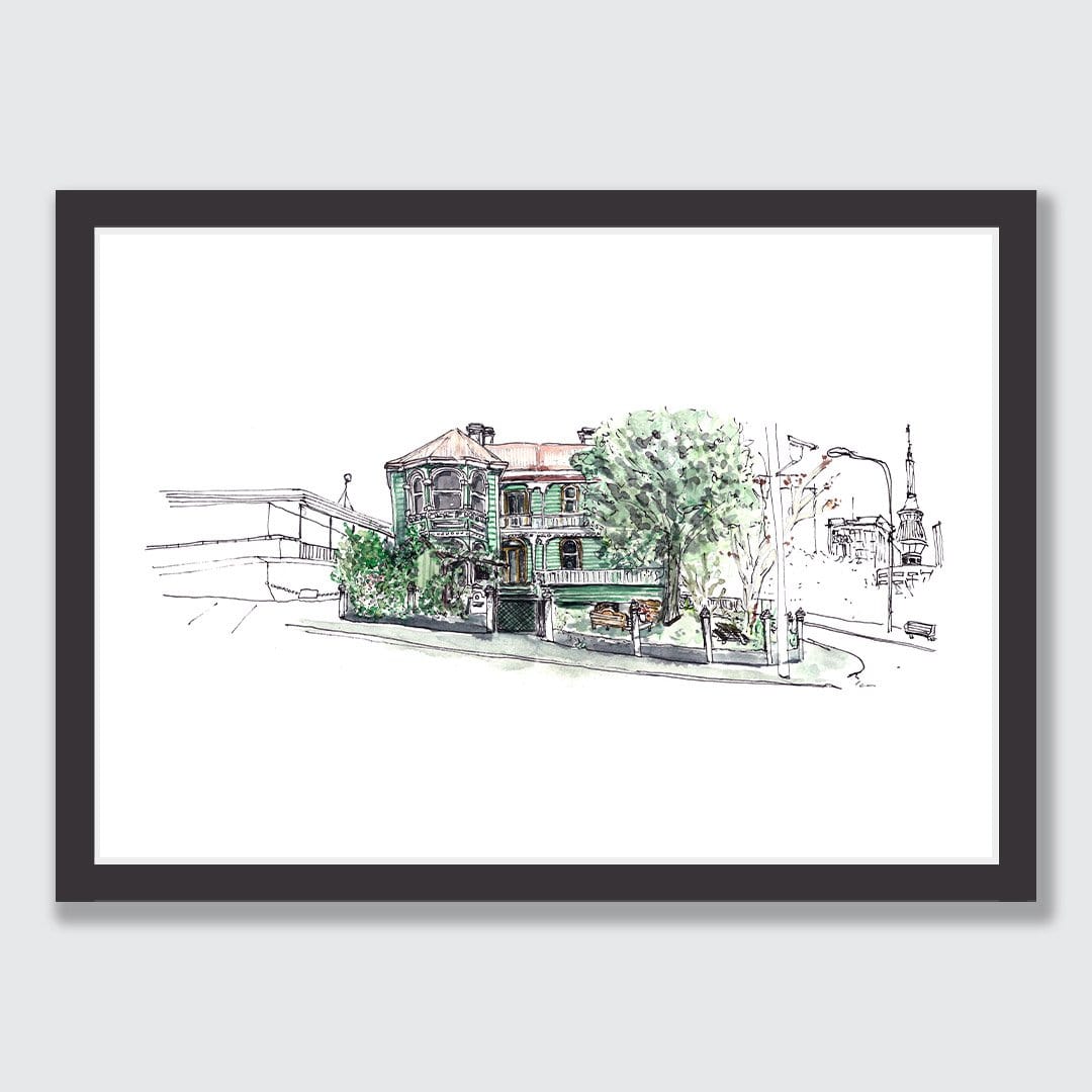 Villa Grafton Art Print by Laura Feller