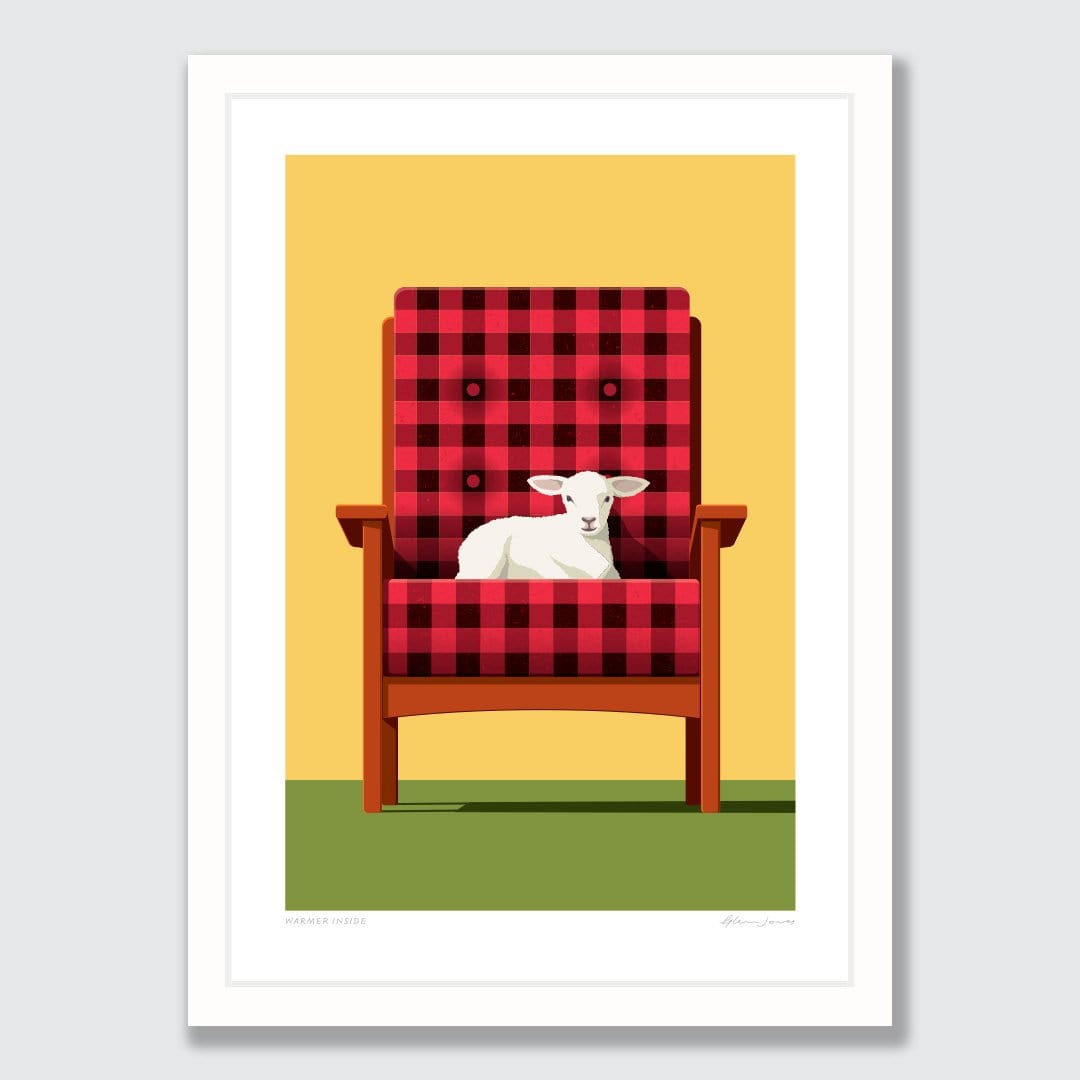 Warmer Inside Art Print by Glenn Jones
