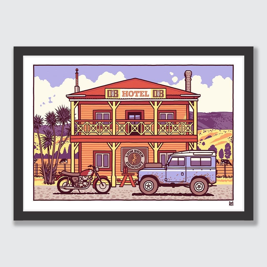 Wasted Days and Wasted Nights Art Print by Ross Murray