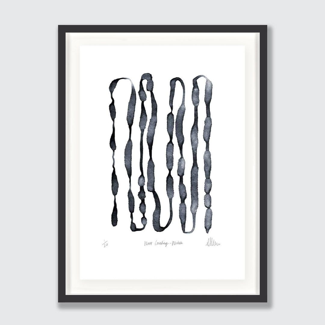 Wave Counting - Waiheke Limited Edition Art Print by Sarah Parkinson