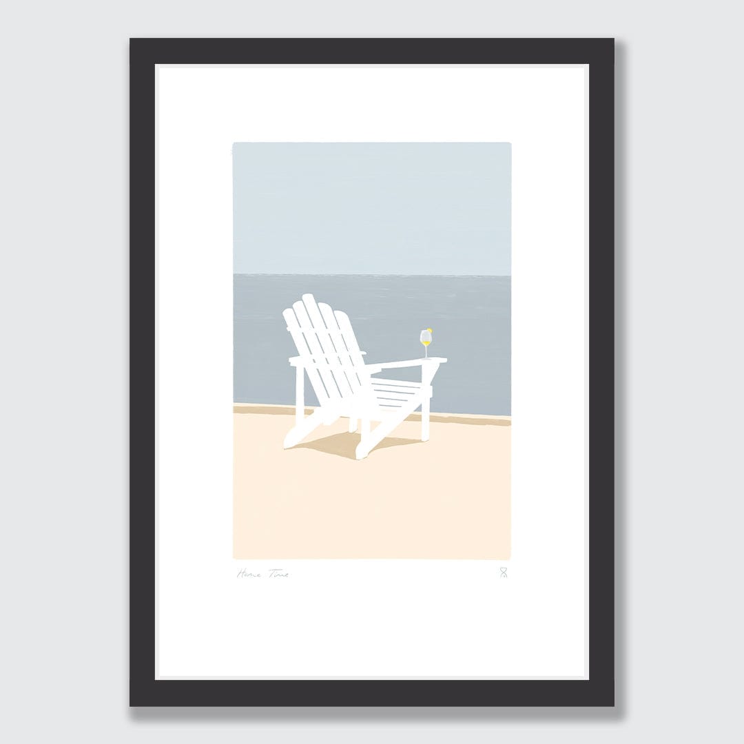 Adirondack Chair Art Print by Home Time