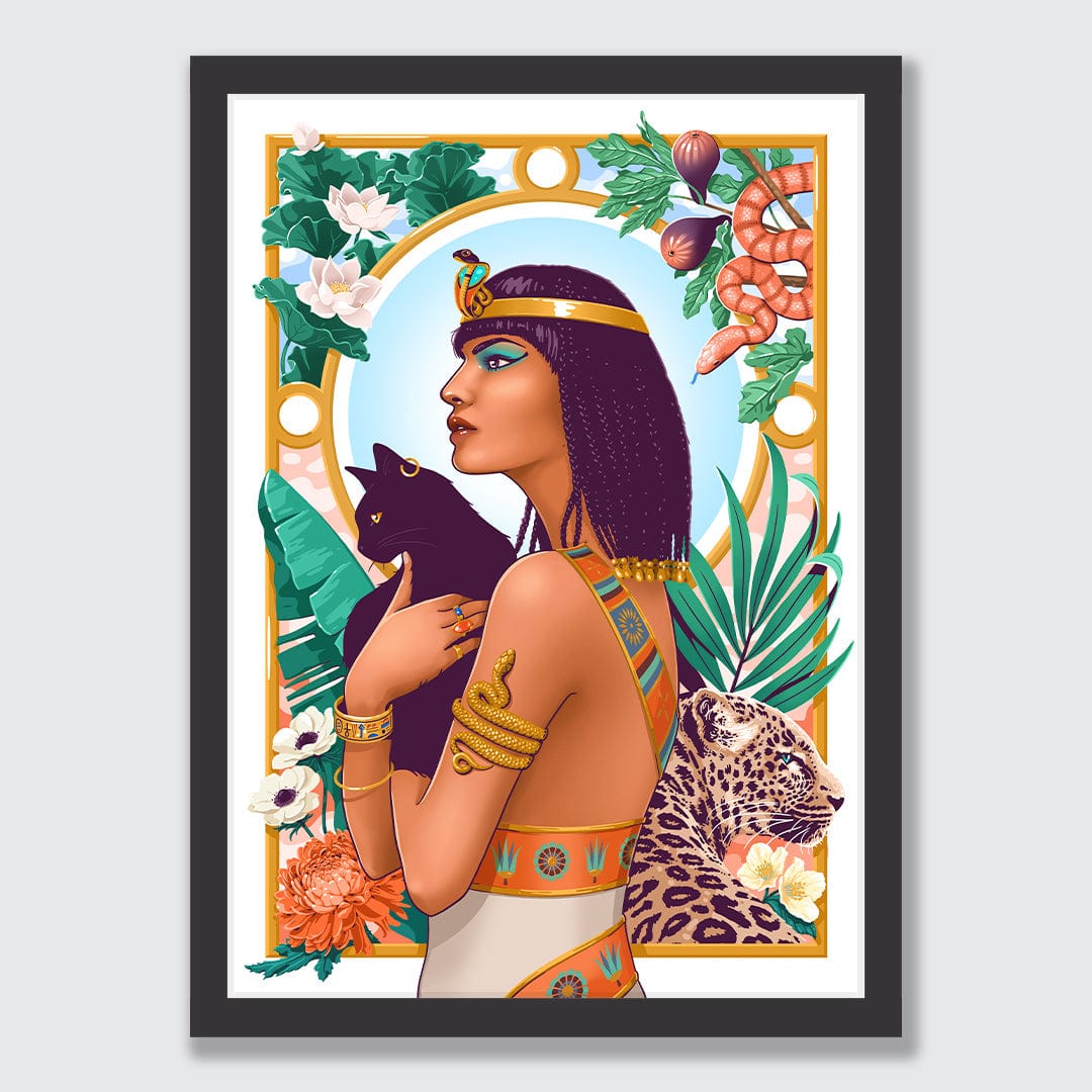 Cleopatra Art Print by Julia Murray