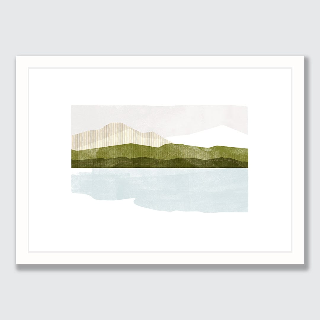 Coastal Lines Art Print by Sarah Parkinson