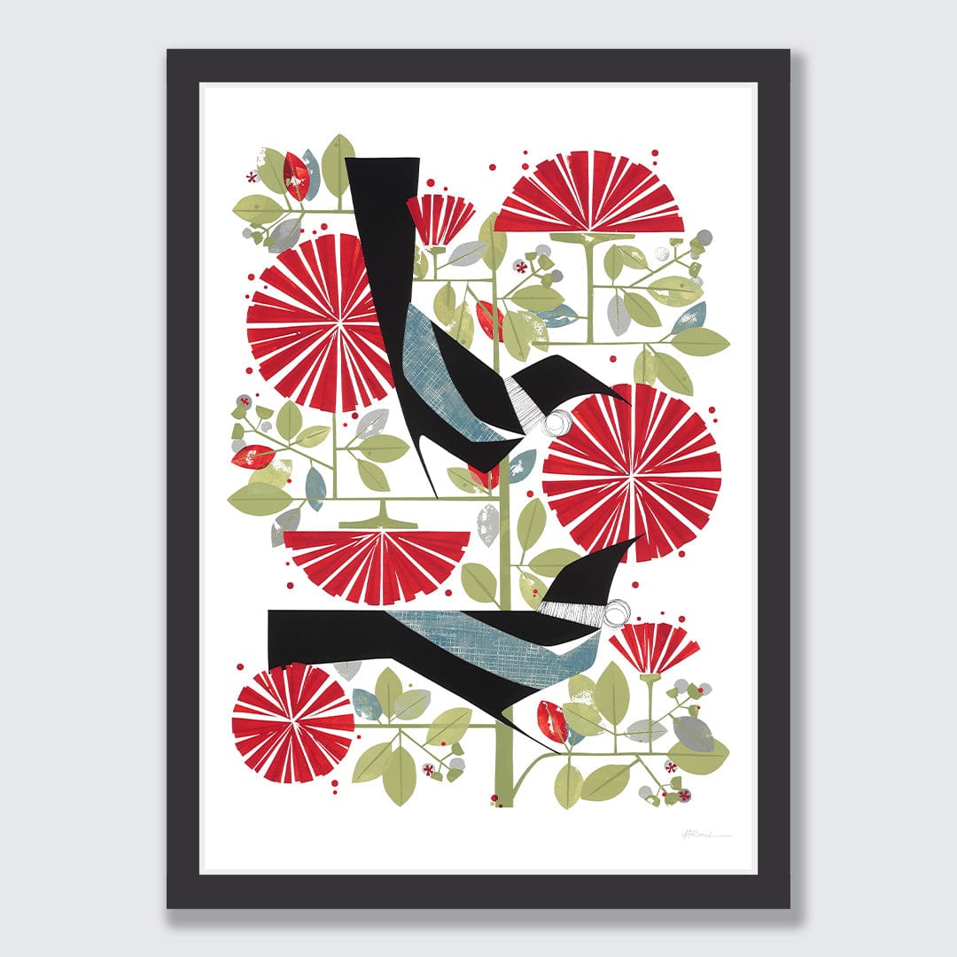 December Art Print by Holly Roach
