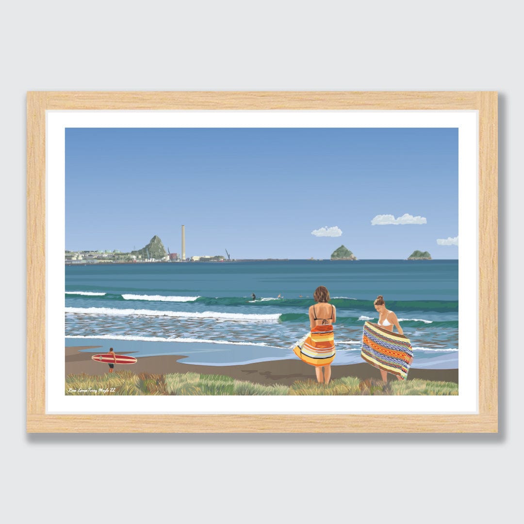 Fitzroy Beach Surf Art Print by Rosie Louise & Terry Moyle