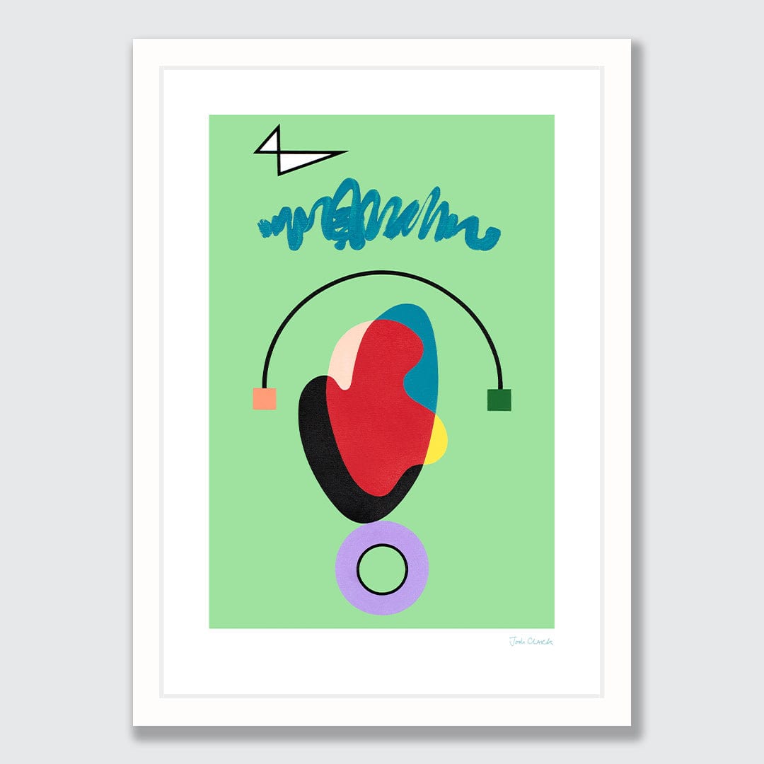 Green Circuit Art Print by Jodi Clark