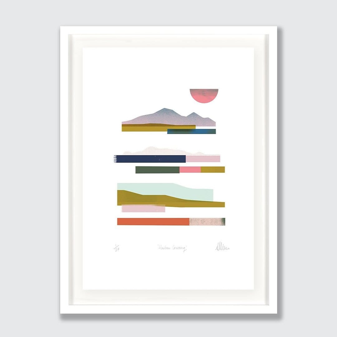 Harbour Crossing Limited Edition Art Print by Sarah Parkinson