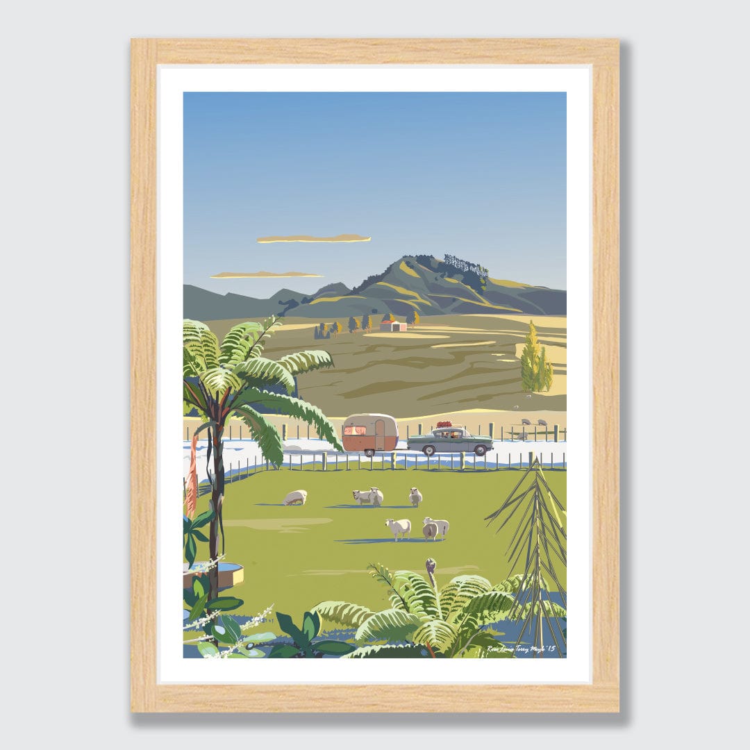 Heading North (Wellsford) Art Print by Rosie Louise & Terry Moyle