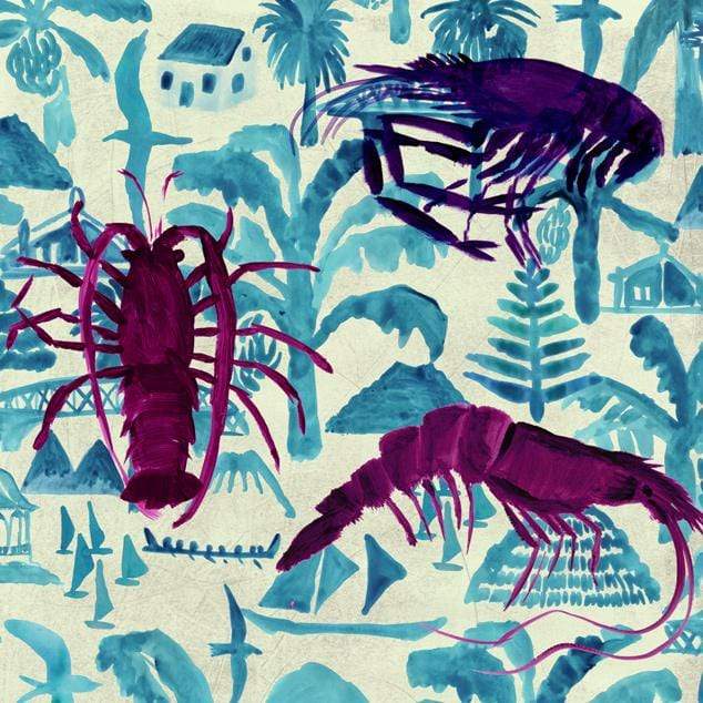 Kaimoana Scampi Art Print by Lisa Baudry