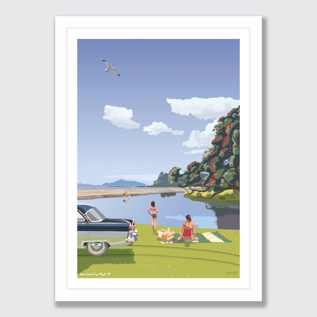 Lang Cove 1969 Art Print by Rosie Louise & Terry Moyle
