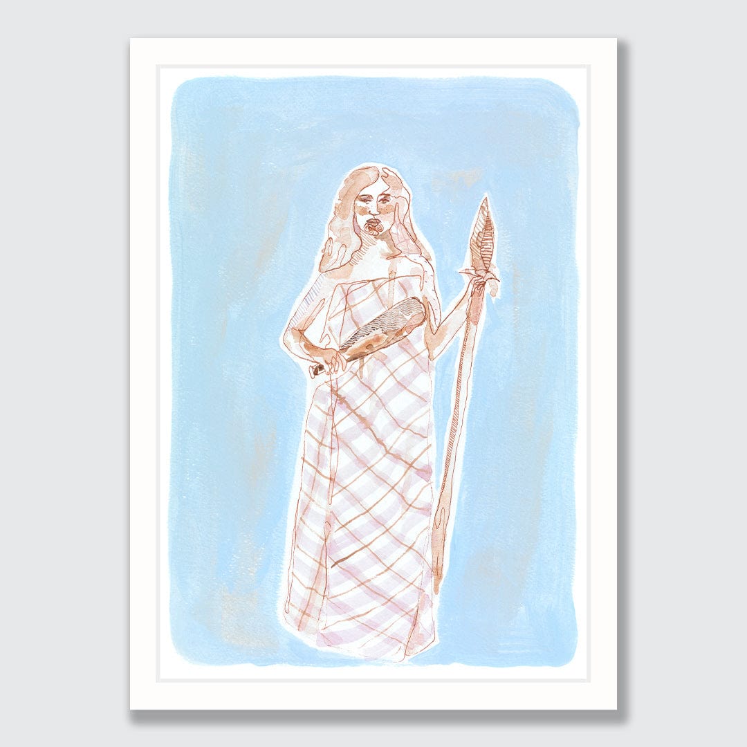 Māori Siren Art Print by Makus Art