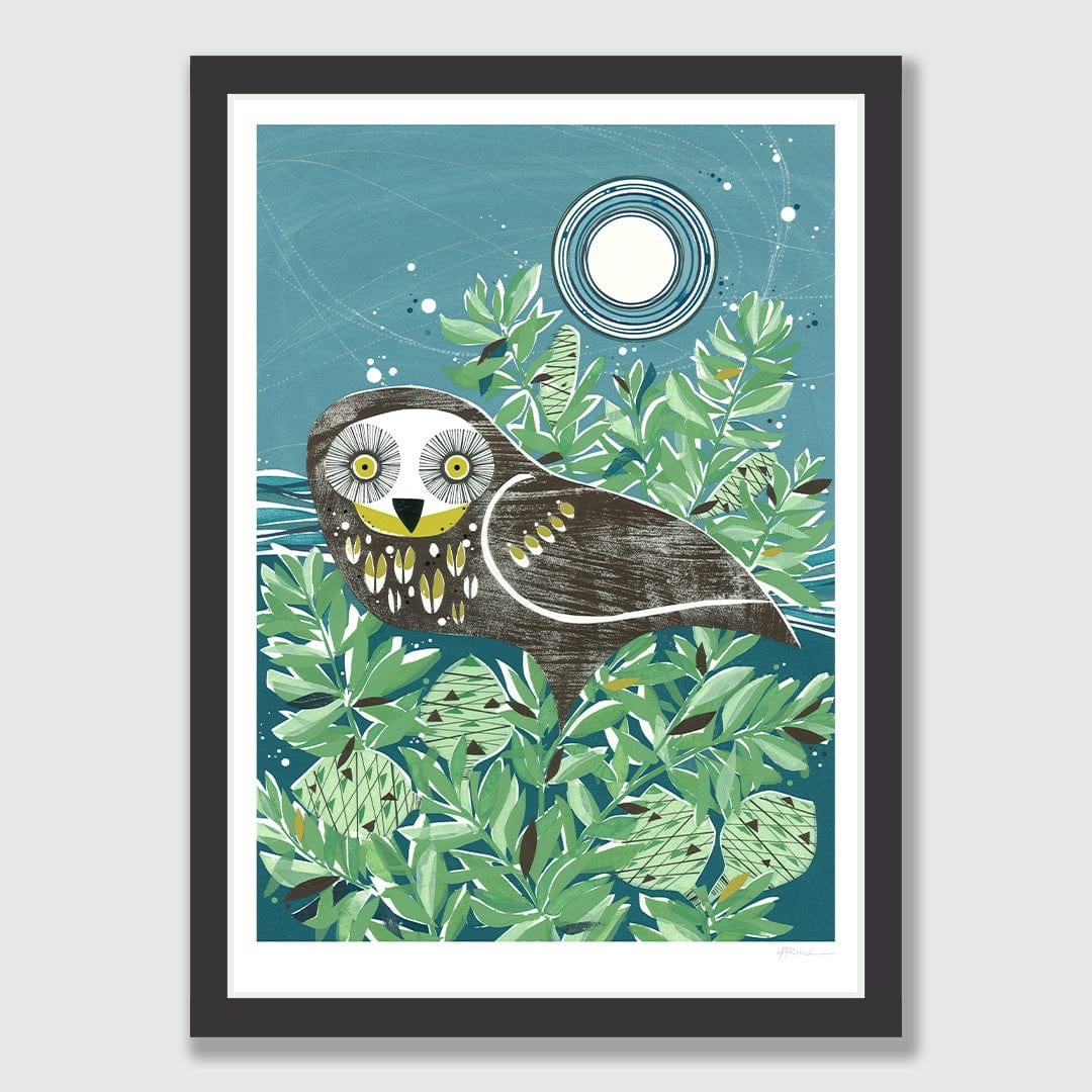 Midnight on Kauri Art Print by Holly Roach