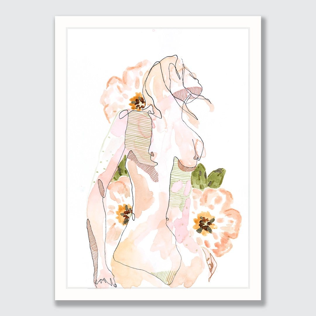 Nude by Nature Art Print by Makus Art