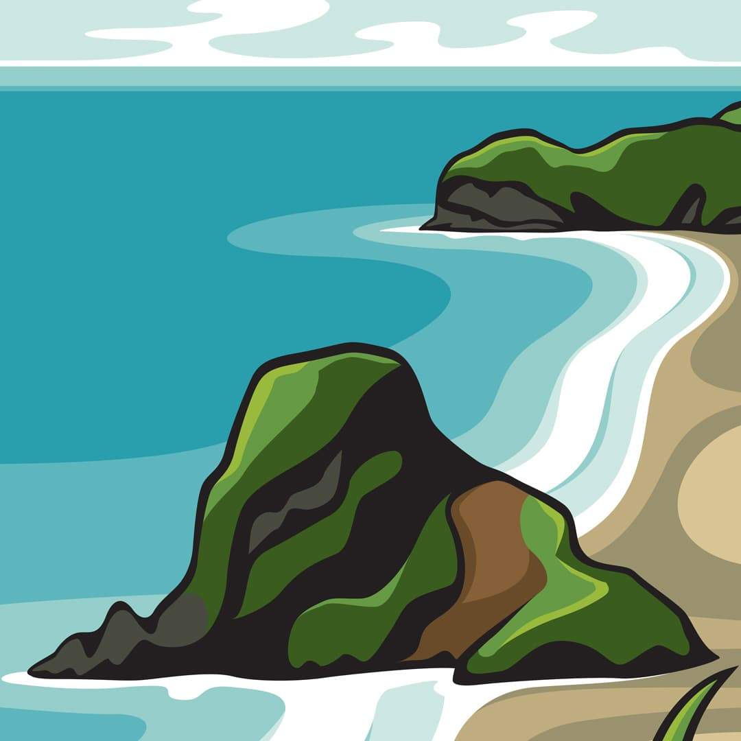 Piha Art Print by Glenn Jones