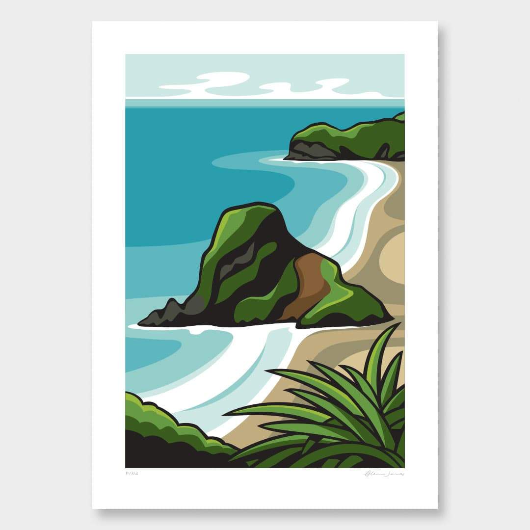 Piha Art Print by Glenn Jones